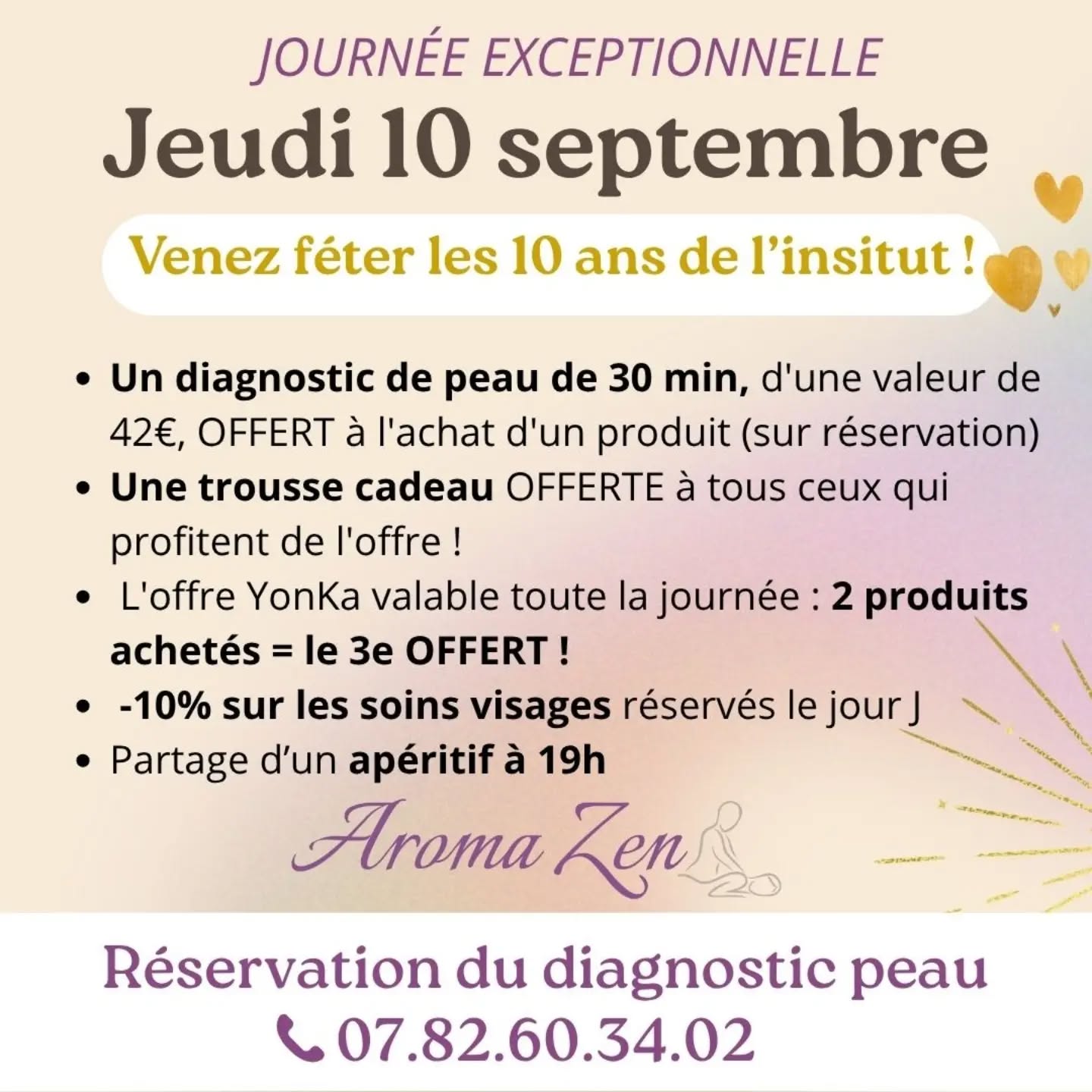 Journée complète pour les diagnostics peau 👌 ⚠️ MERCI DE NOUS CONFIRMER VOTRE PRÉSENCE POUR…